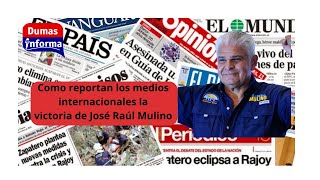 ¿Qué reportan los medios internacionales de José Raúl Mulino [upl. by Constancy]