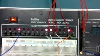 Wiring up the 74LS93 4bit Counter [upl. by Smada31]