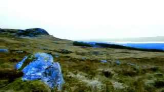 Evening view from the hills over Foxford County Mayo Ireland [upl. by Soo260]