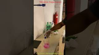 Titration Experiment Use NaOH Phenolphthalein HCL [upl. by Ramgad]