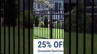 25 Off Ornamental Steel Fences Vertical [upl. by Ellehsal]