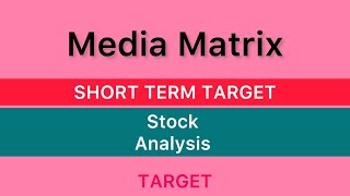 media matrix ltd stock analysis 🇮🇳 media matrix share target  media matrix share news 17092024 [upl. by Nyleaj]