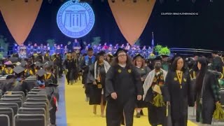 Some VCU graduates walkout as Gov Youngkin delivers commencement address [upl. by Dnomsaj]