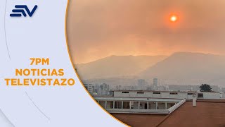 Incendios generan partículas contaminantes y afectan la salud  Televistazo  Ecuavisa [upl. by Wyndham]