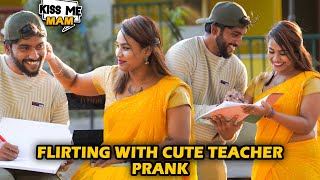 Flirting With Cute Teacher Prank👩‍🏫❤😘  Kovai Kusubu  Kovai 360 [upl. by Irrehs]