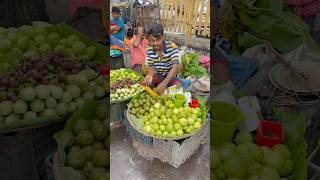 Must Try Indian Fresh Amra Fruit  Fruit Cutting Skills [upl. by Bogosian]