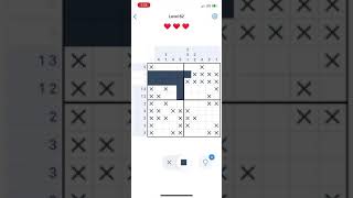 Nonogramcom  Number Puzzle LEVEL 62 [upl. by Auqeenahs210]