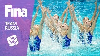 Team Russia  The golden team in Synchronised Swimming [upl. by Riplex]