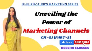 CH 21 PART 2 IMPORTANCE OF MARKETING CHANNELS  PUSH amp PULL STRATEGY IBPS SO EXAM NET COMMERCE [upl. by Dine904]