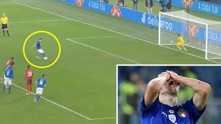 Jorginho MISSES lastminute penalty in Italy vs Switzerland [upl. by Goth905]