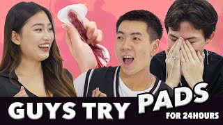 Guys Try Pads for 24 Hours [upl. by Yelsnik]