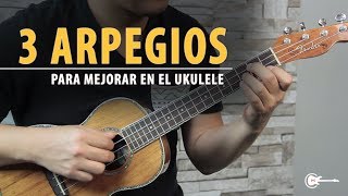 3 EJERCICIOS FÁCILES para tocar ARPEGIOS en UKULELE [upl. by Atiekal573]