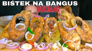 BISTEK NA BANGUS MUKBANG  FILIPINO FOOD MUKBANG  MUKBANG PHILIPPINES [upl. by Wulf128]