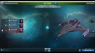 Star Trek Fleet Command  Testing Demarco Solo Bajoran Armada UR 5657 startrek stfc scopely [upl. by Odlanra]