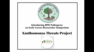 Introducing the Xanthomonas Threats Bacterial Plant Diseases Projectl [upl. by Aicened905]