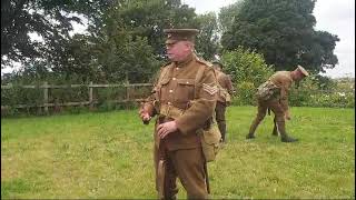 Jolly Jivers Musketry Training including Blank Firing  The Great War Society Fort Amherst WW1 [upl. by Ttihw778]