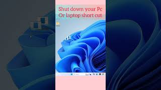 Shut Down Your PC Instantly with This Trick short viral [upl. by Enirroc]