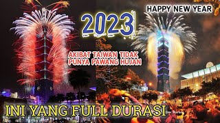 Pesta Kembang Api 2023 Di 101 Taipei Full Durasi  Taiwan Perlu Pawang Hujan [upl. by Milda988]