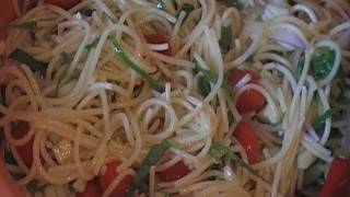 How to Make Spaghettini Salad [upl. by Areval]