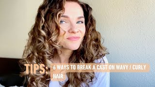 How To Break a Gel Cast on Wavy  Curly Hair  Curlsmith [upl. by Perry]