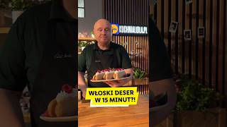 Włoski deser w 15 minut 🧁 kuchnialidla pawelmalecki maliny krem biszkopty deser [upl. by Ecneps]