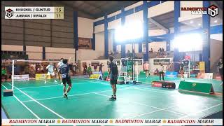 QF Sulbar Badminton Open 2024  KhusnulkGuntur vs JubranNRifaldi [upl. by Kubis90]