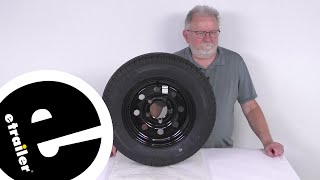 An InDepth Look at the Kenda Karrier ST145R12 Radial Trailer Tire with 12quot Black Mod Wheel [upl. by Ahsinek]