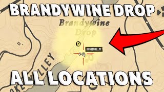 Red Dead Online Brandywine Drop Treasure Map All Locations [upl. by Notlil]