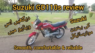 Suzuki GD110S 2022 review bikelover suzukigd110s bikerinsidebynoman [upl. by Yetak]