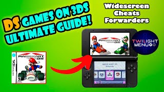 Play DS Games on 3DS with Widescreen Cheats amp Forwarders Twilight Menu Guide 2023 [upl. by Hild]