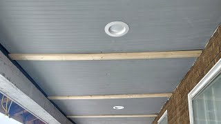 porch ceiling repair [upl. by Elmer]