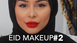 EID MAKEUP 2 Bold Lips amp HUGE INTERNATIONAL GIVEAWAY♥ [upl. by Dolores]