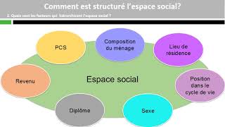 Comment est structuré lespace social [upl. by Ligetti252]