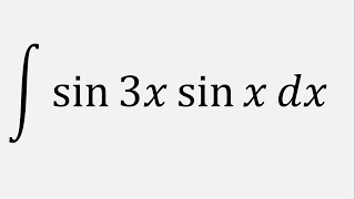 Integral of sin 3x sin x dx [upl. by Nahama]