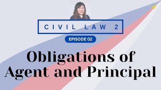 CIVIL LAW REVIEW 2 AGENCY 02 Obligations of Agent and Principal [upl. by Skyler988]