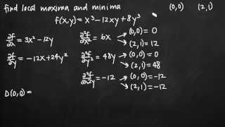 Local extrema and saddle points of a multivariable function KristaKingMath [upl. by Cristobal]