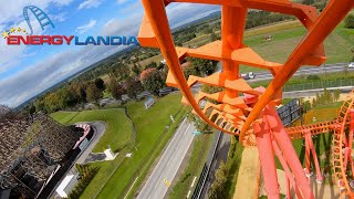 Mayan Front Seat OnRide POV 4K  Energylandia [upl. by Shanan673]