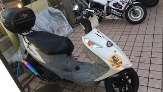 親子タンデムサウンドを聞け 最速伝説 Suzuki・ADDRESS V125G Suzuki・アドレスV125G 兄貴 HAL ハル スズキ・ADDRESS V125G [upl. by Ramilahs266]