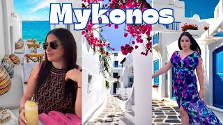 Vlog mykonos Grèce 🇬🇷 Hôtel petinos beach ☀️ ميكونوس فلوق mykonos جزائرية [upl. by Oicelem423]