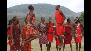 Masai Mara Warrior Dance [upl. by Ahsinrev]