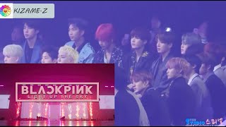 BTS reaction BLACKPINK LIGHT UP THE SKY  Tráiler oficial  Netflix [upl. by Dlanod]