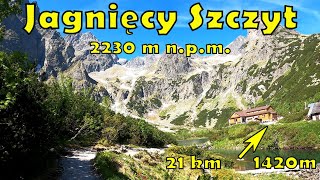 Jagnięcy Szczyt przez Dolinę Kieżmarską Tatry Wysokie [upl. by Mahau]