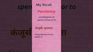 Meaning of parsimony [upl. by Adal574]