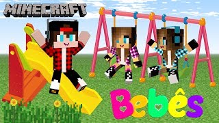 VIRAMOS BEBÊS  1  MINECRAFT BABY  Estevão Milla e Milly [upl. by Aneehsyt]