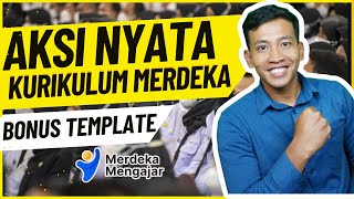 Cara Membuat Aksi nyata Kurikulum Merdeka di PMM  Topik Kurikulum Merdeka  Contoh aksi Nyata Canva [upl. by Marybeth]