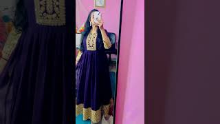 Festive Gown from Meesho  Gown with Dupatta  Festive Gown  meesho fashion productreview [upl. by Elimay]