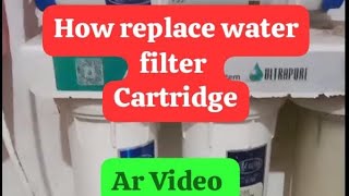 How to Replace Water Filter Cartridge  Water  Filter Cartridge [upl. by Libbey]