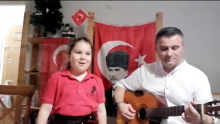 A Musical Journey with Dad Little Star Sings Dad Plays Guitar 🎤🎸english gitar song [upl. by Herrmann]