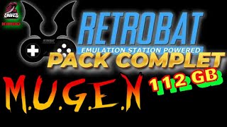 ⚠️RETROBAT 63 FULL MEGA PACK MUGEN  112 GO ⚠️ Présentation complète du PACK MUGEN [upl. by Ilatan]