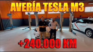 De 3 MESES a SOLO UNA SEMANA  REPARACIÓN de un TESLA Model 3 con MÁS de 240000 KM [upl. by Nagam]